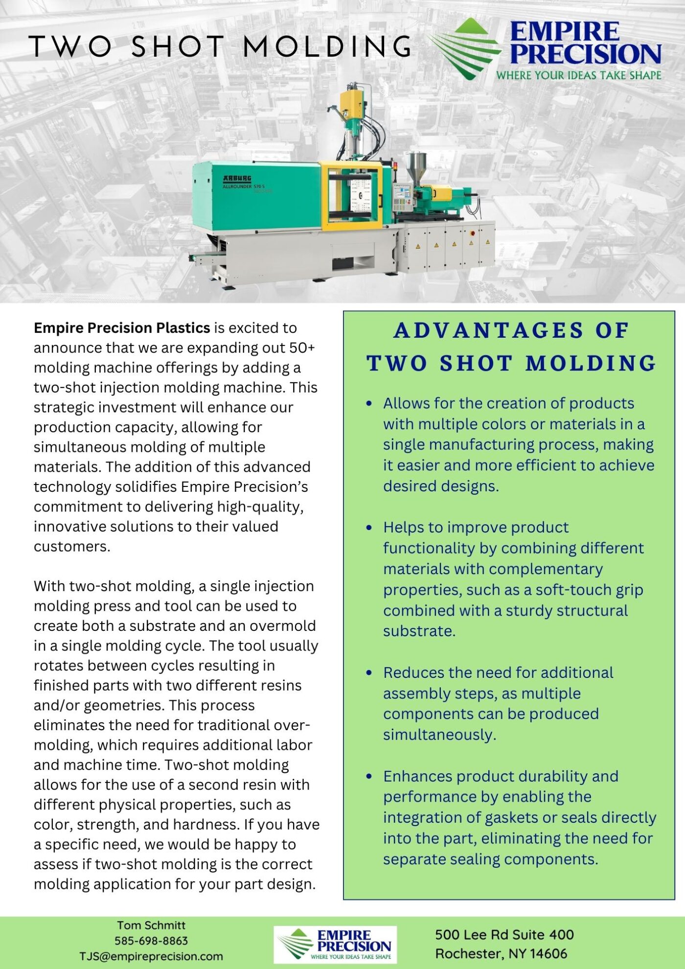 Two Shot Molding | Empire Precision Plastics